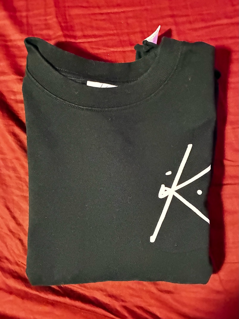 Men’s Black Graphic Crewneck Sweatshirt - Brand Unspecified